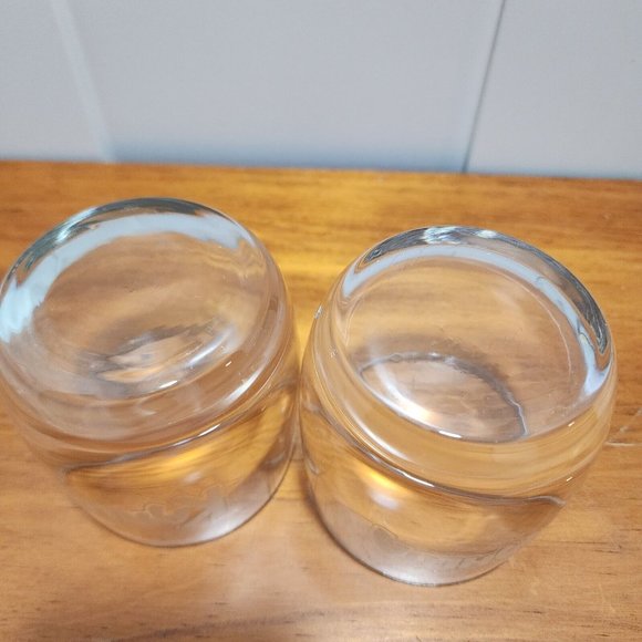 2) Kahlua Collectors Lowball Rock Cocktail Tumbler 3" barware glass 12 oz - Picture 9 of 11